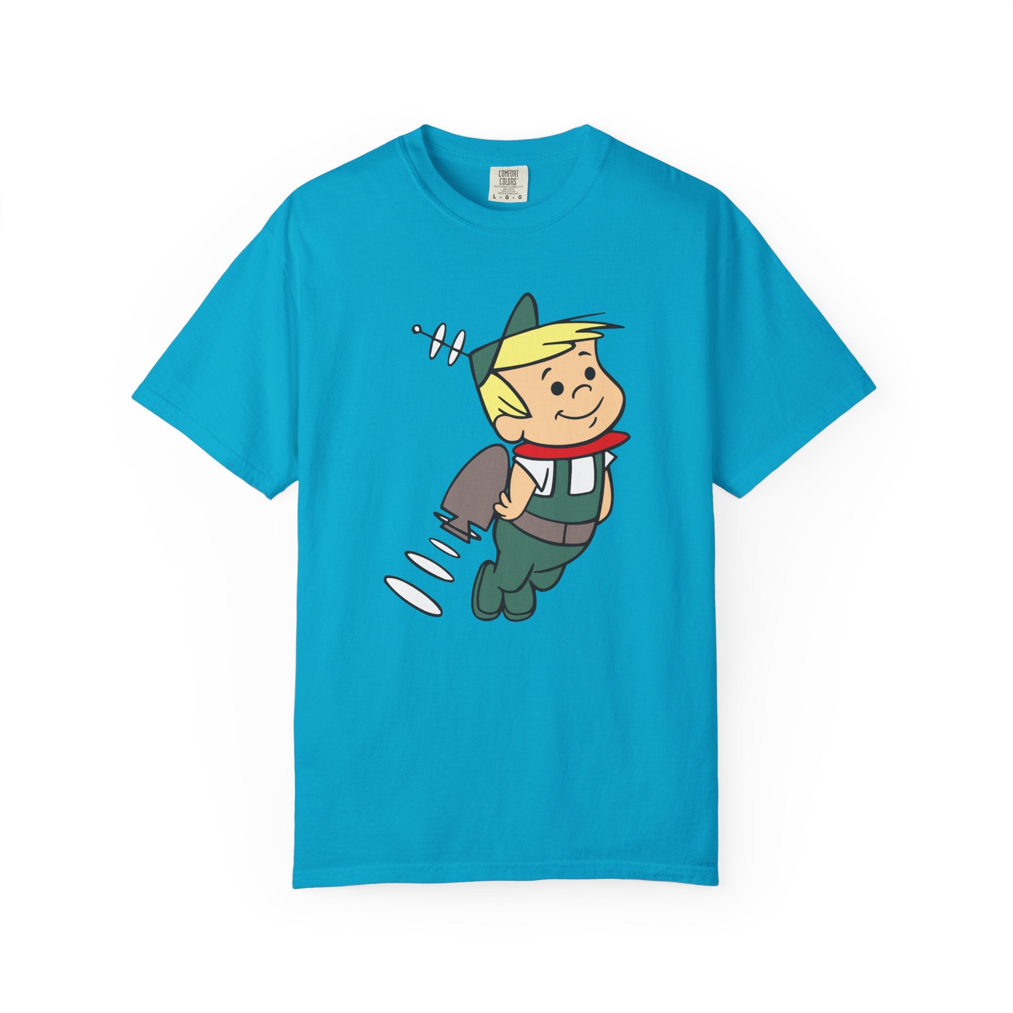 Retro Elroy Jetson Cartoon Tee — Vintage-Space Kid Rocket Graphic T-Shirt