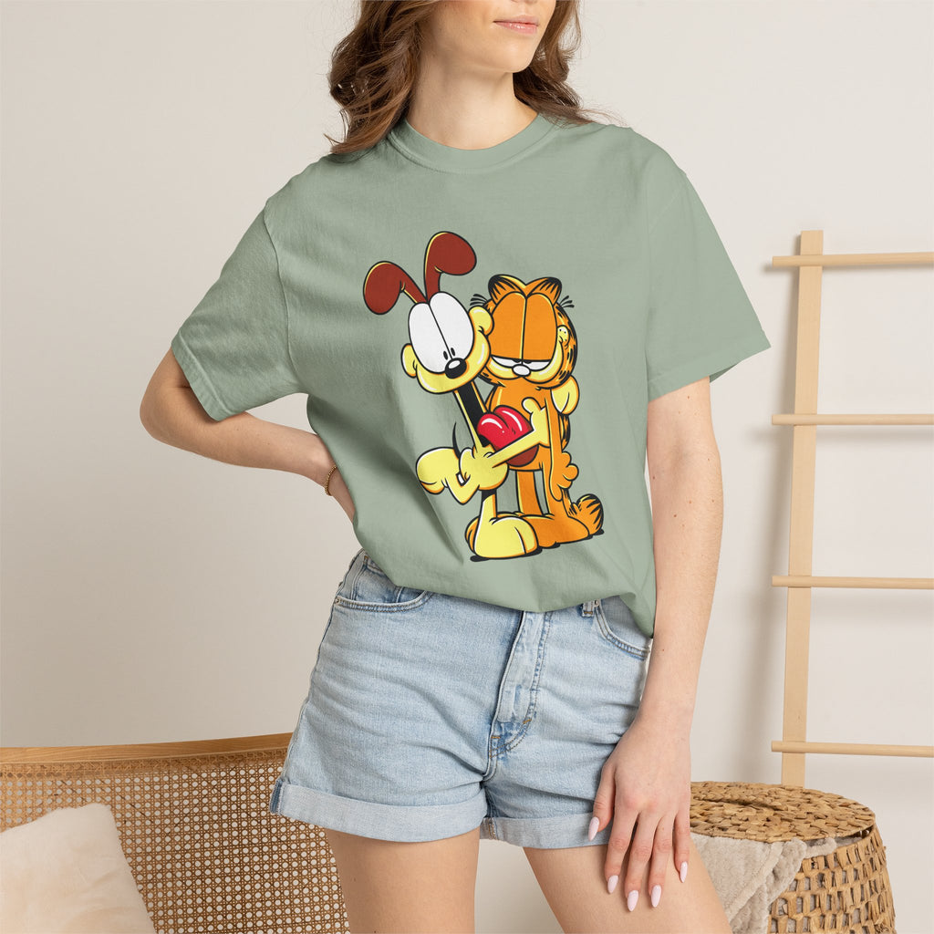 Garfield & Odie Hug Graphic T-Shirt