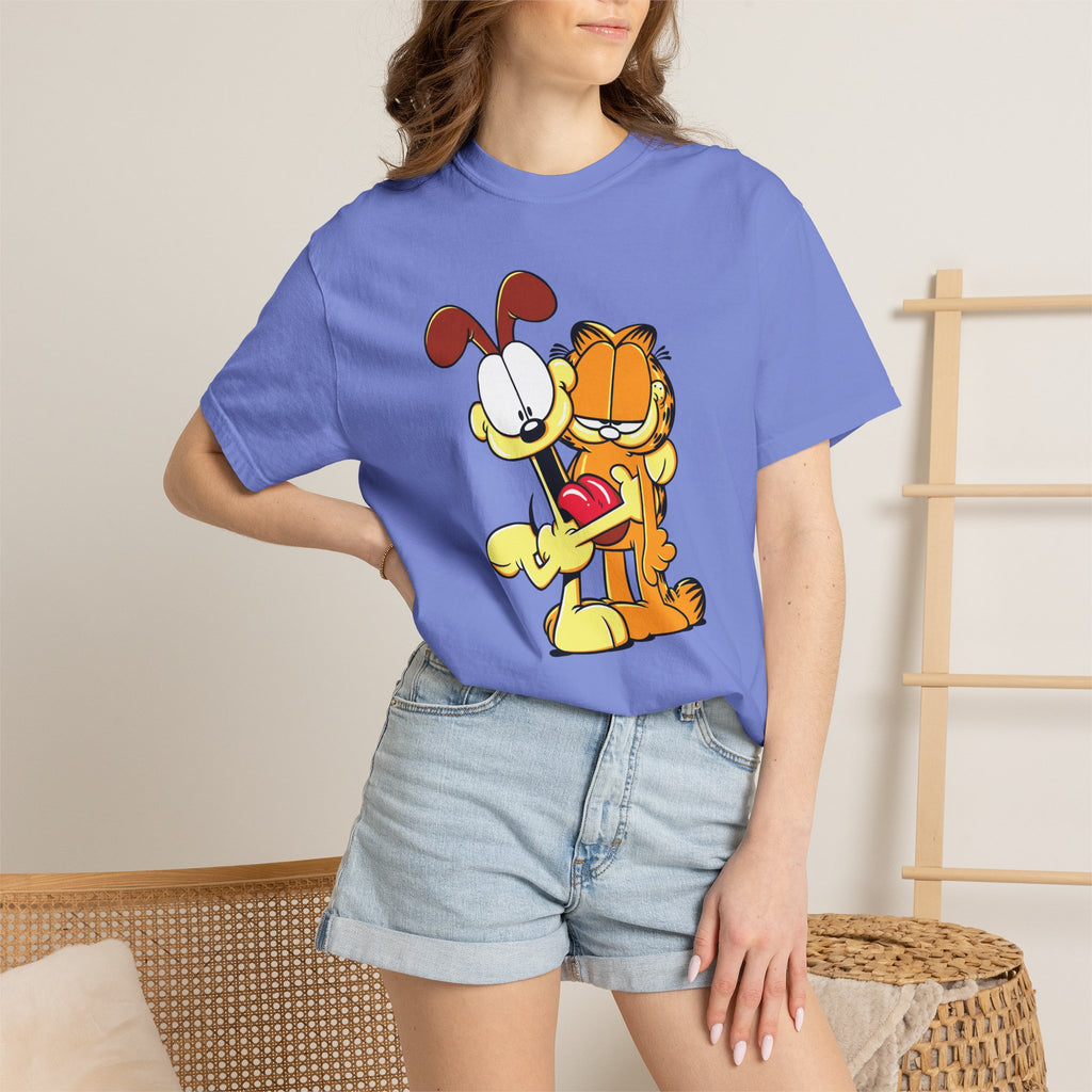 Garfield & Odie Hug Graphic T-Shirt