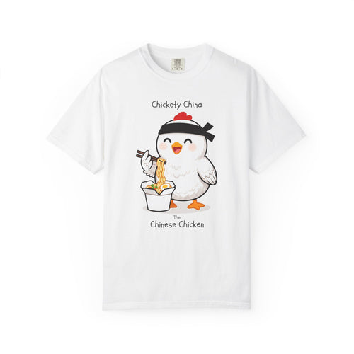 Chinese Chicken Ramen T-Shirt — Chickety China sumo Cute Noodle Chicken Graphic Tee