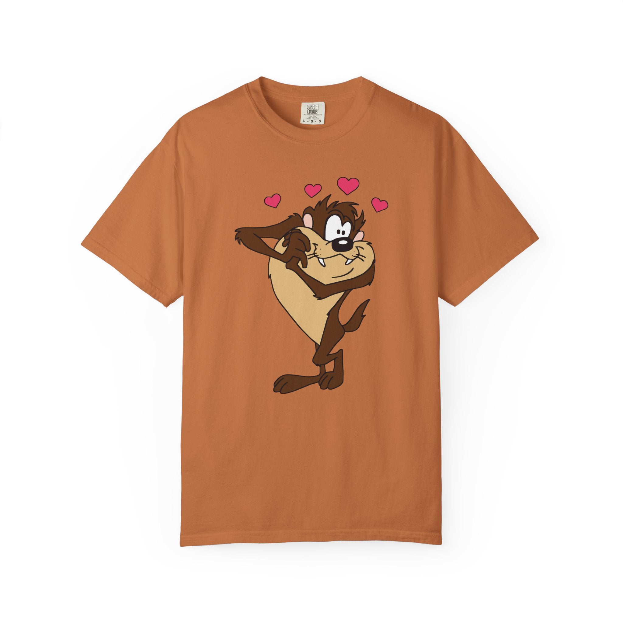 TAZ LOVE Tasmanian Devil Hug Design (Hearts) cartoon