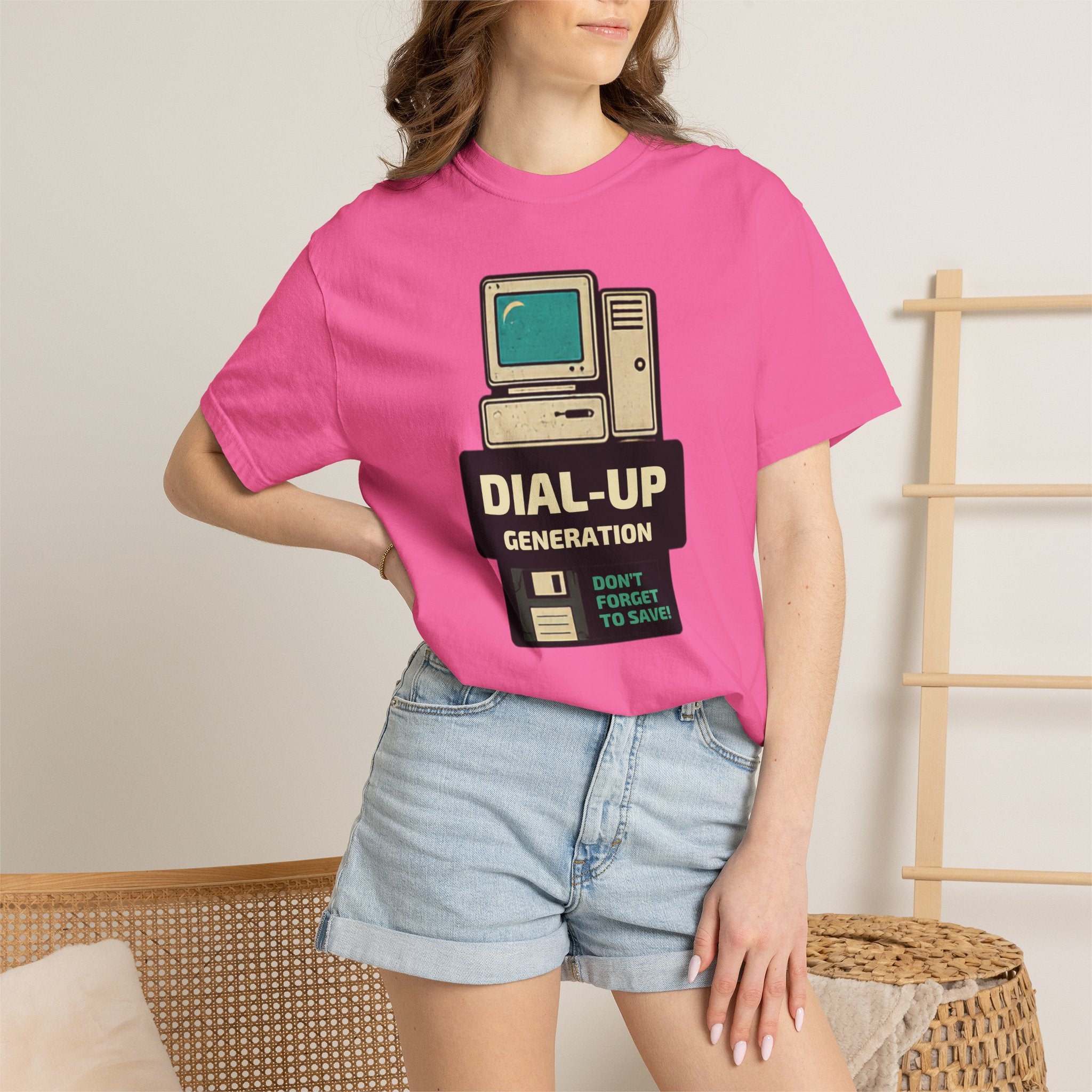 Dial-Up Generation T-Shirt — Retro Computer Vintage Tech Tee
