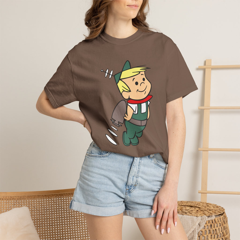 Retro Elroy Jetson Cartoon Tee — Vintage-Space Kid Rocket Graphic T-Shirt