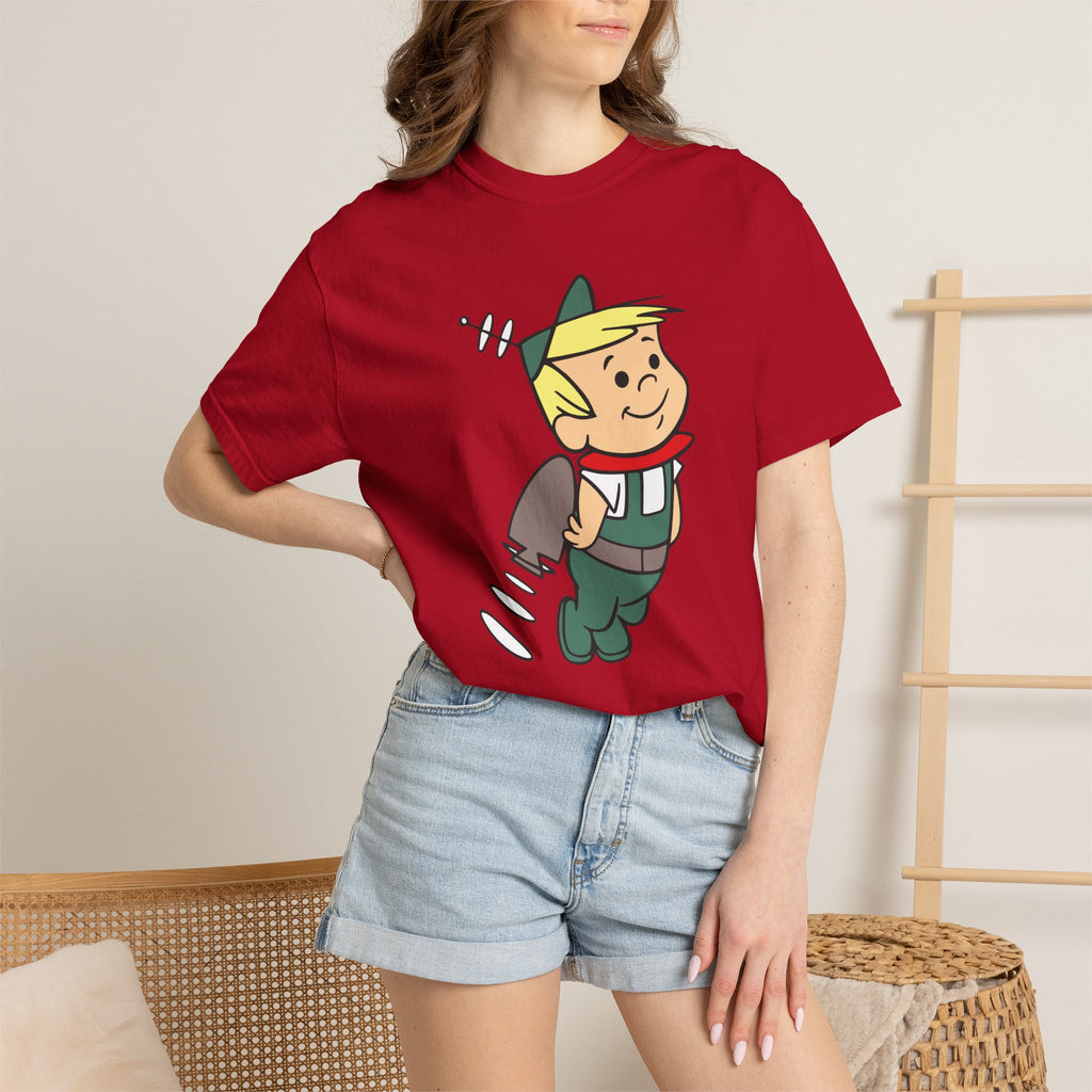 Retro Elroy Jetson Cartoon Tee — Vintage-Space Kid Rocket Graphic T-Shirt