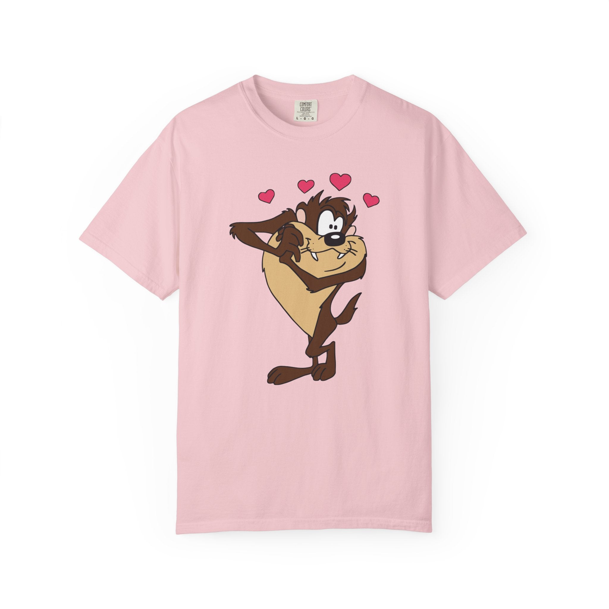 TAZ LOVE Tasmanian Devil Hug Design (Hearts) cartoon