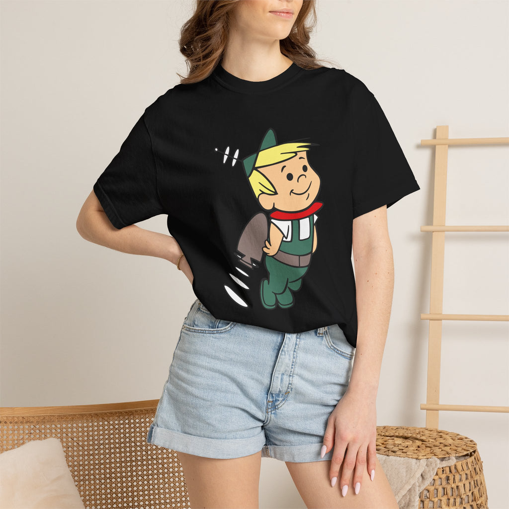 Retro Elroy Jetson Cartoon Tee — Vintage-Space Kid Rocket Graphic T-Shirt