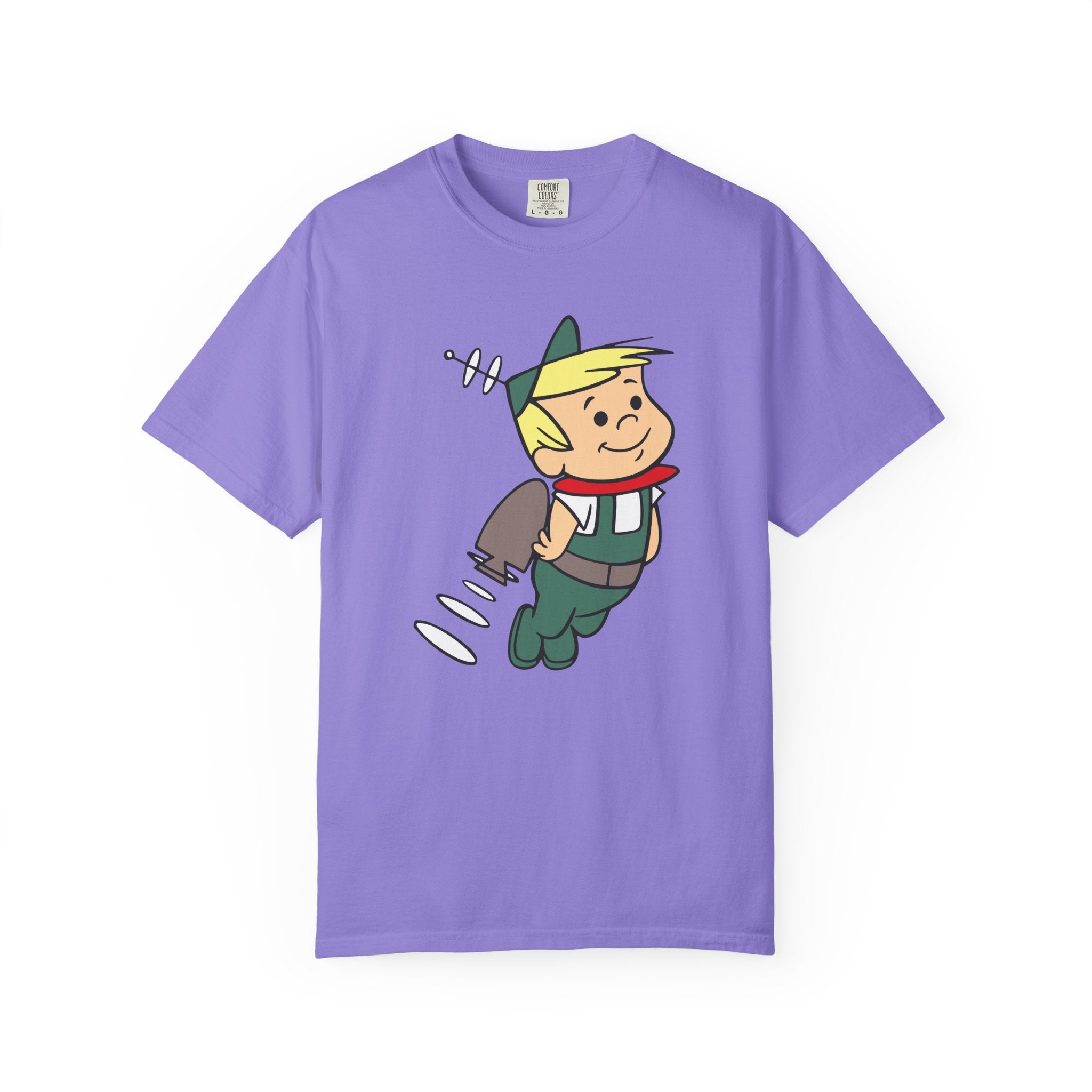 Retro Elroy Jetson Cartoon Tee — Vintage-Space Kid Rocket Graphic T-Shirt