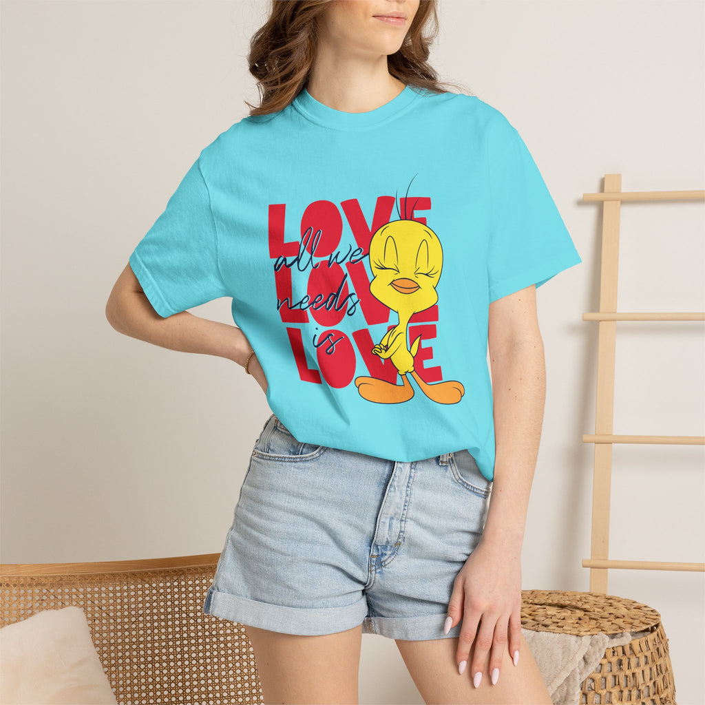 Tweety 'Love' Graphic T-Shirt — Cute Cartoon Valentine Tee