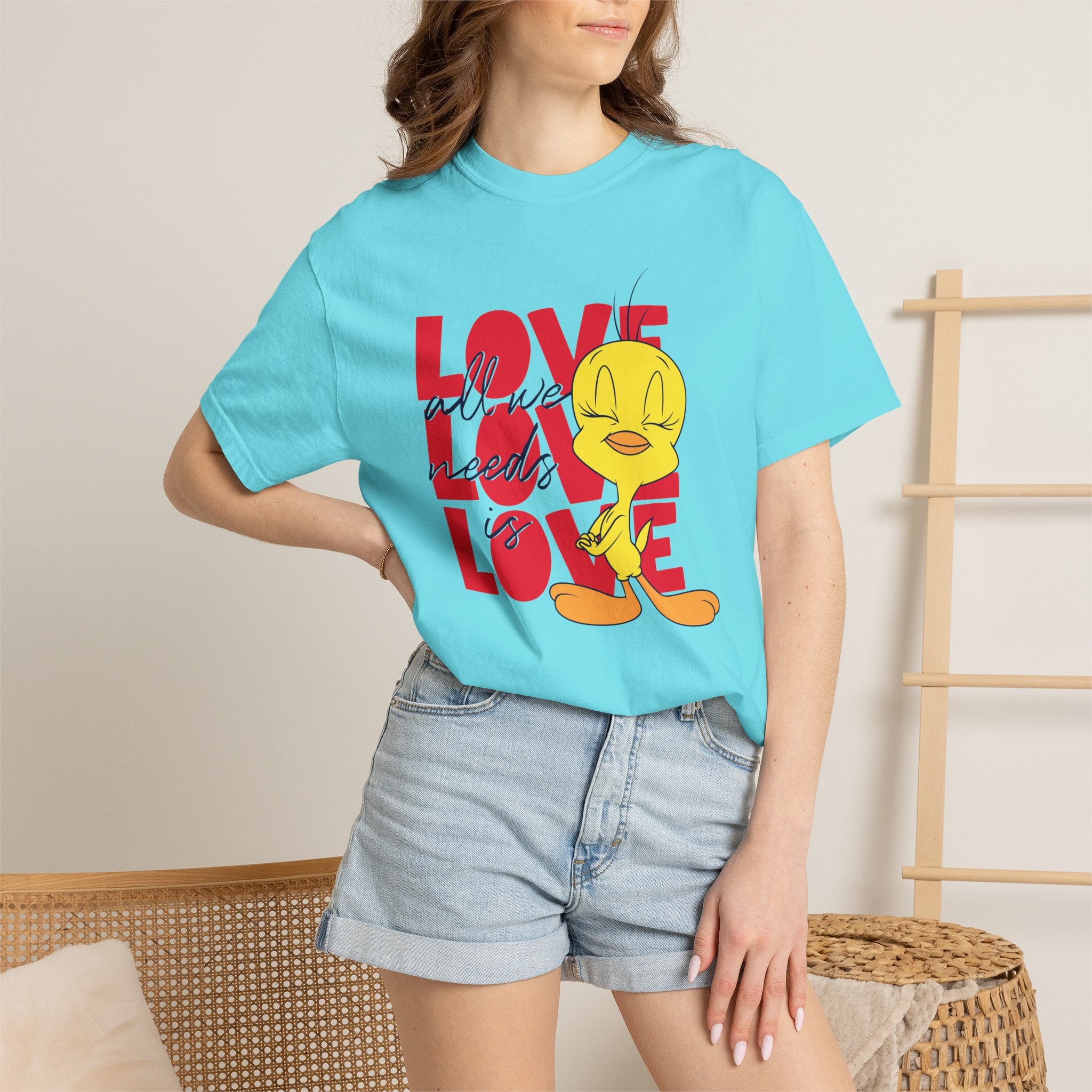Tweety 'Love' Graphic T-Shirt — Cute Cartoon Valentine Tee