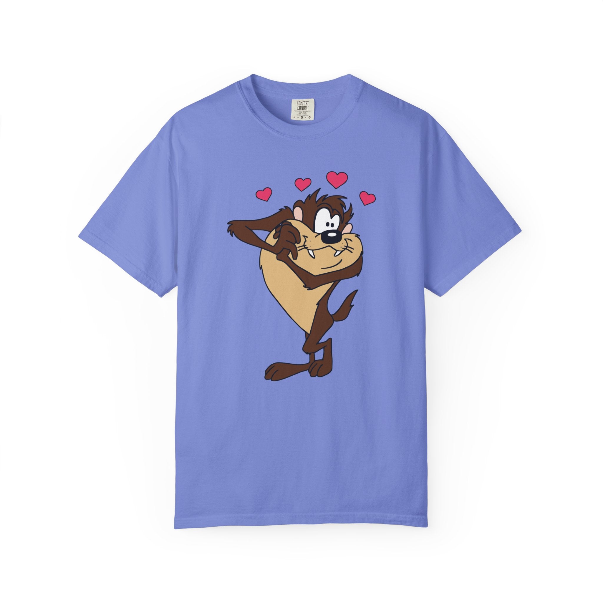 TAZ LOVE Tasmanian Devil Hug Design (Hearts) cartoon