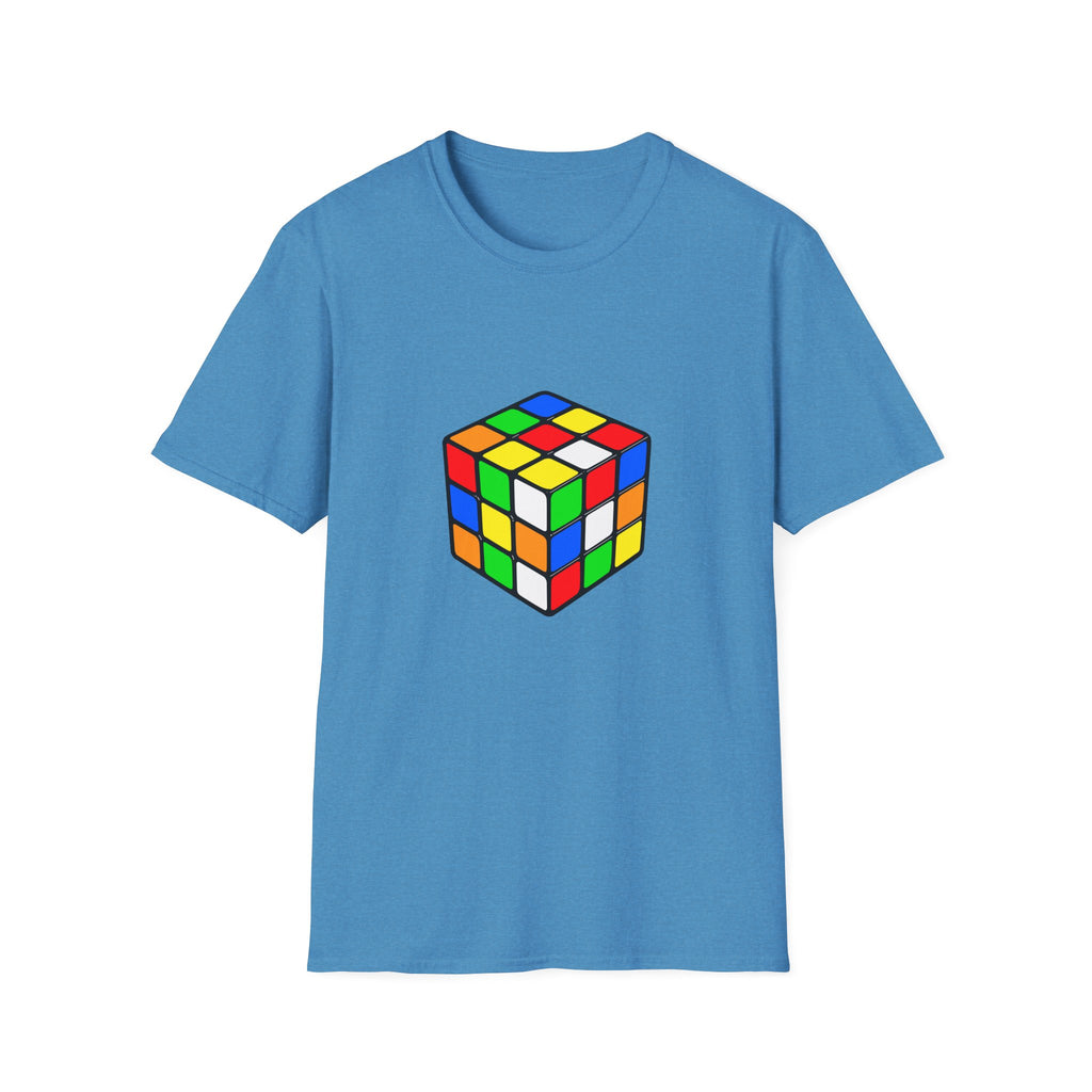 Rubiks Cube Graphic T-Shirt — Retro Puzzle Tee for Gamers & Brain-Game Fans
