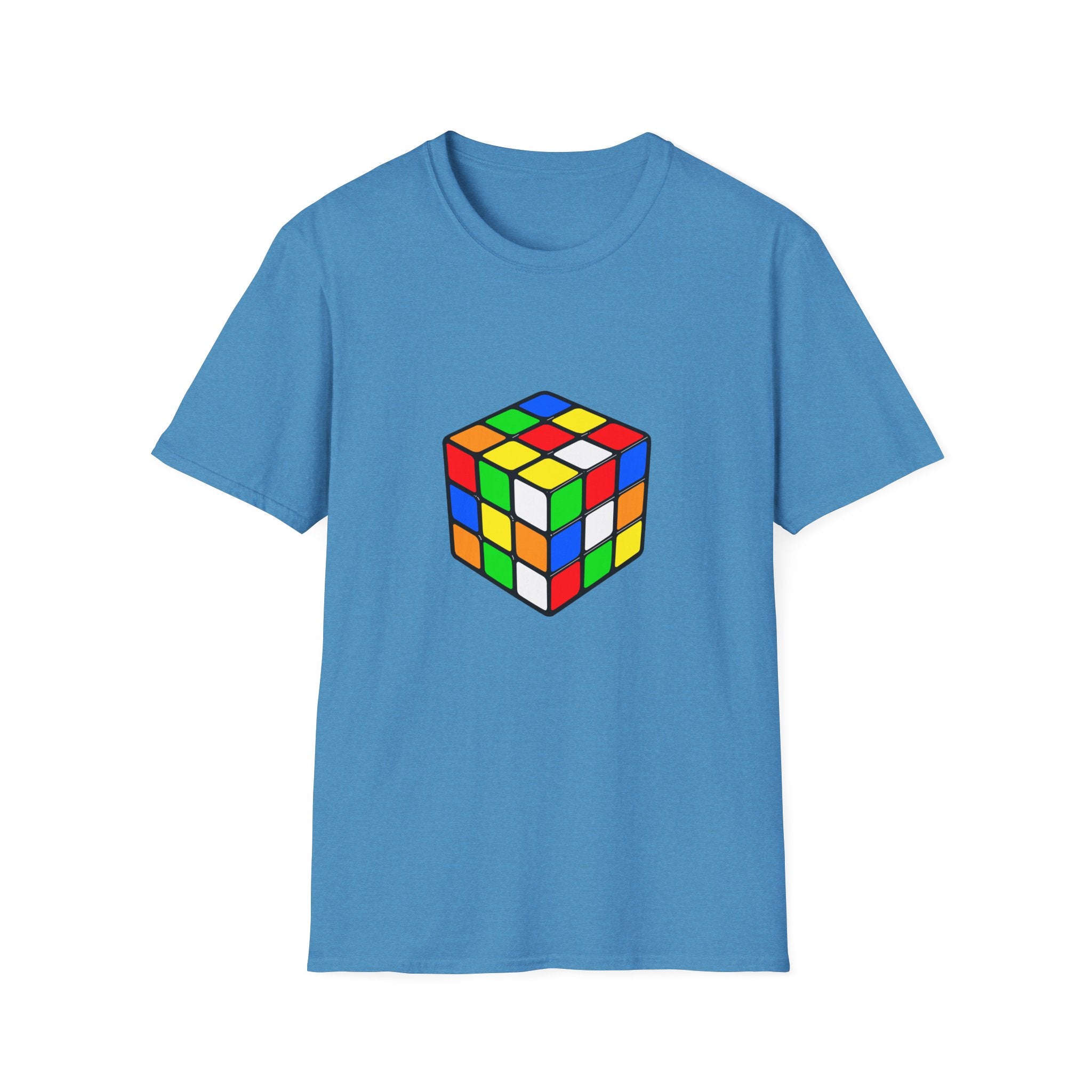 Rubiks Cube Graphic T-Shirt — Retro Puzzle Tee for Gamers & Brain-Game Fans