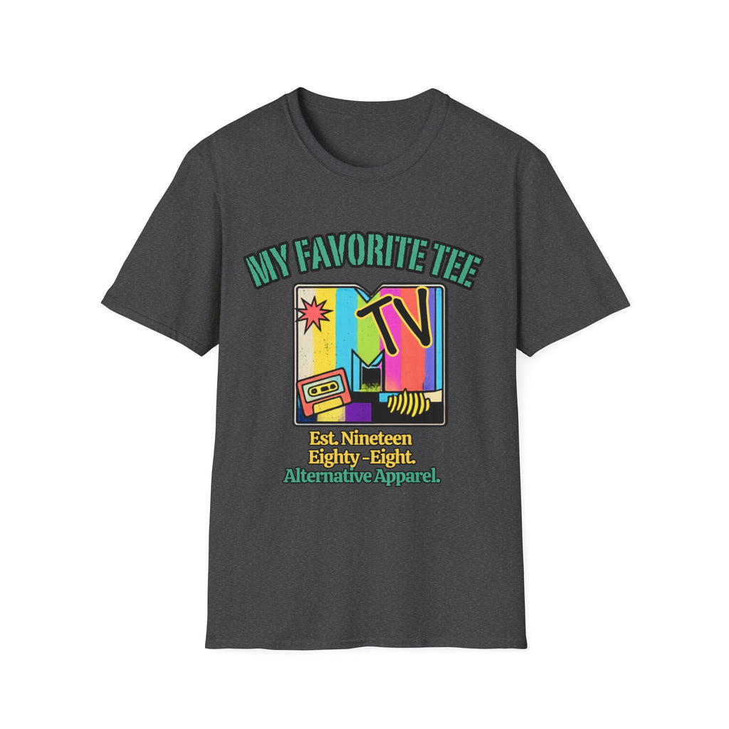 Retro TV Graphic T-Shirt — "My Favorite Tee" Vintage 90s Style