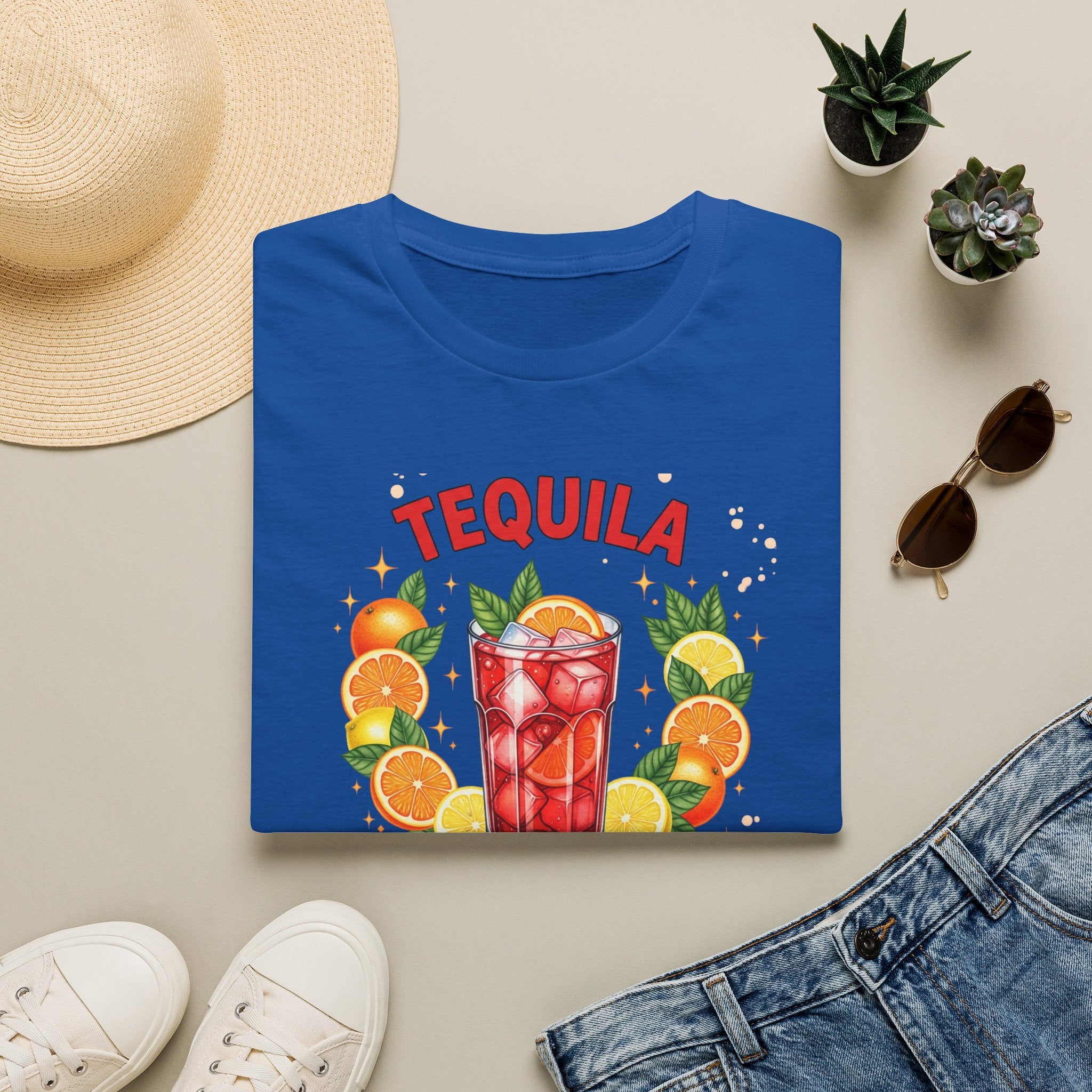 Tequila Cocktail T-Shirt — "Tequila: Cheaper Than Therapy" Graphic Tee