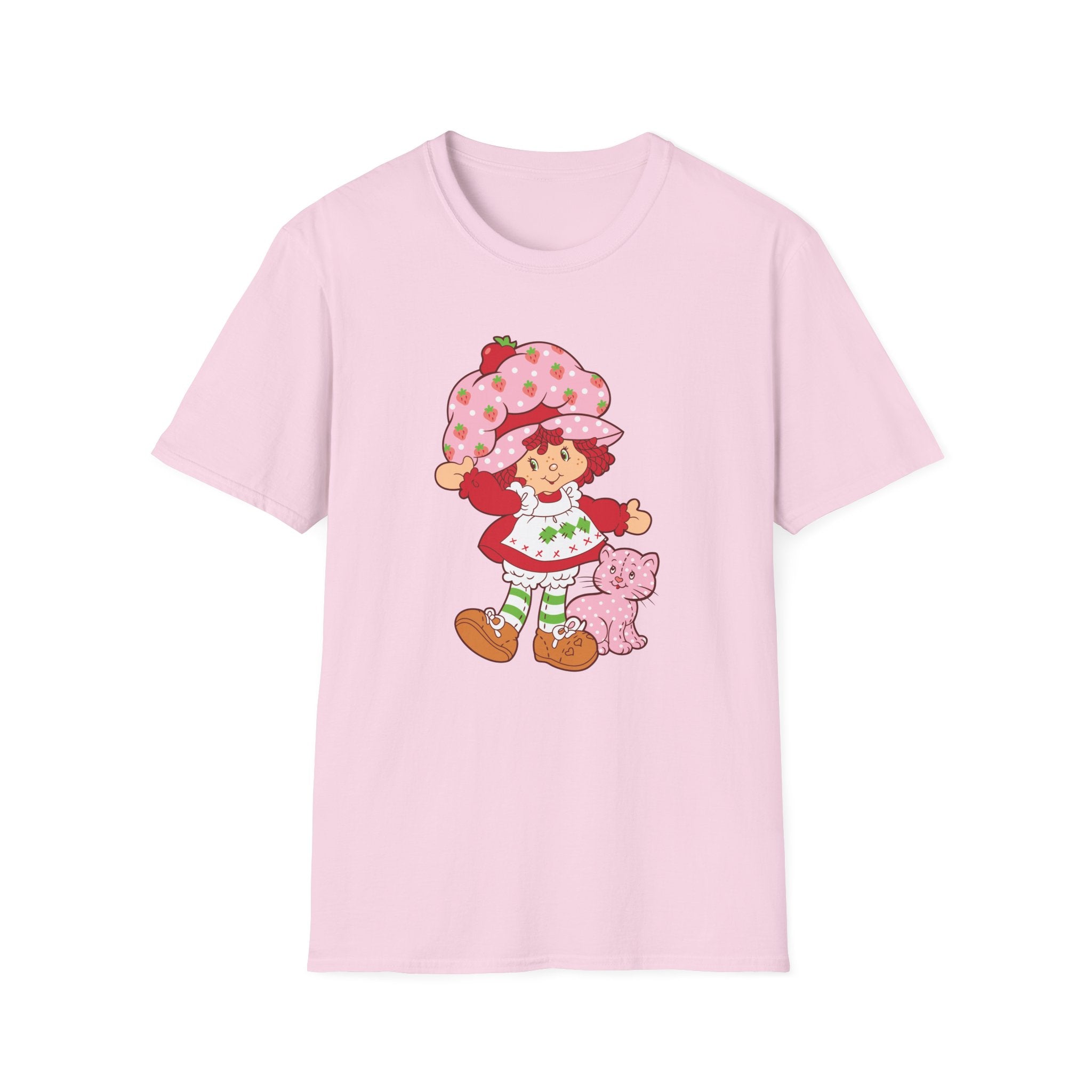 Strawberry Shortcake Graphic T-Shirt — Cute Retro Kids Character Tee