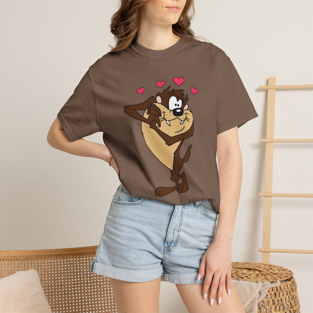 TAZ LOVE Tasmanian Devil Hug Design (Hearts) cartoon