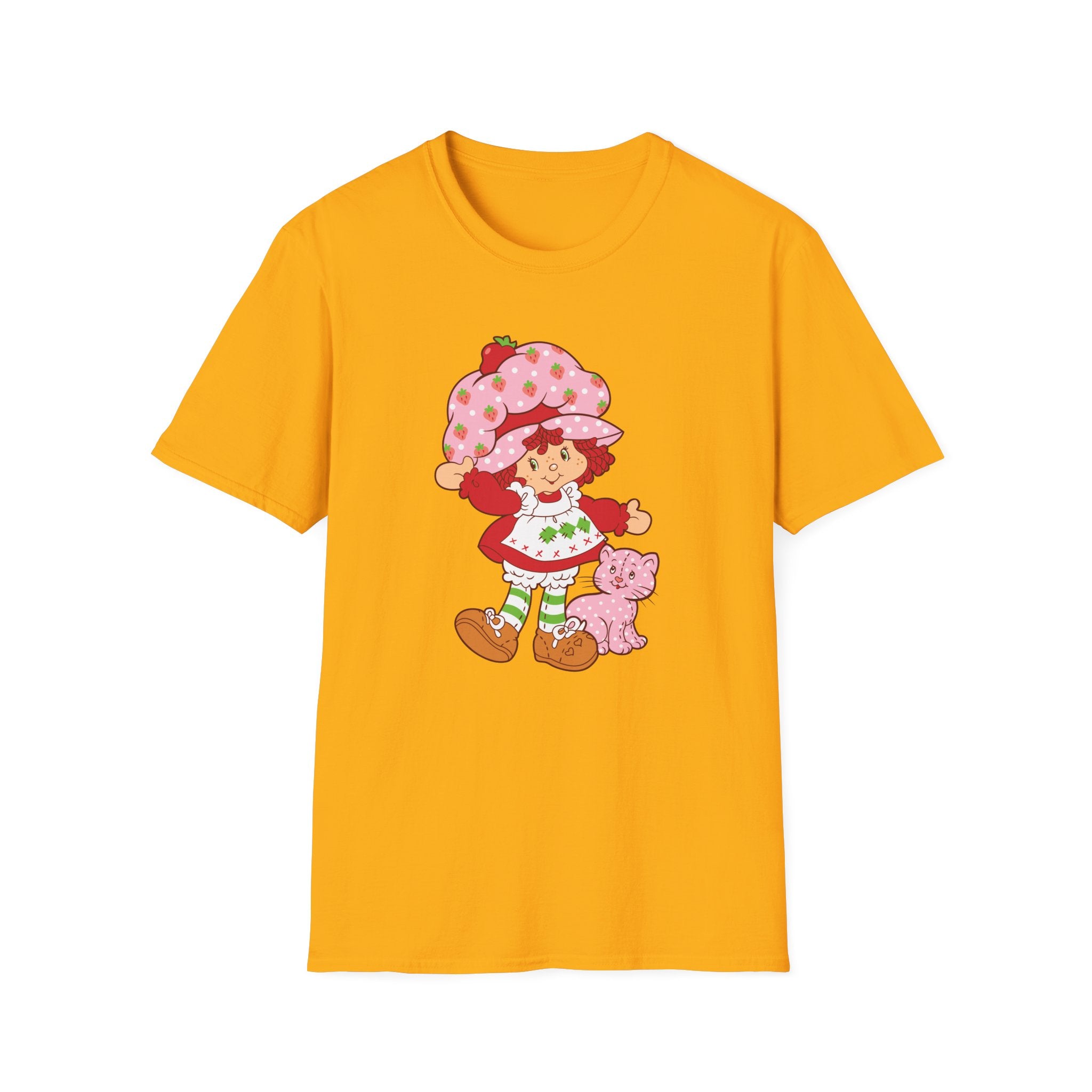 Strawberry Shortcake Graphic T-Shirt — Cute Retro Kids Character Tee