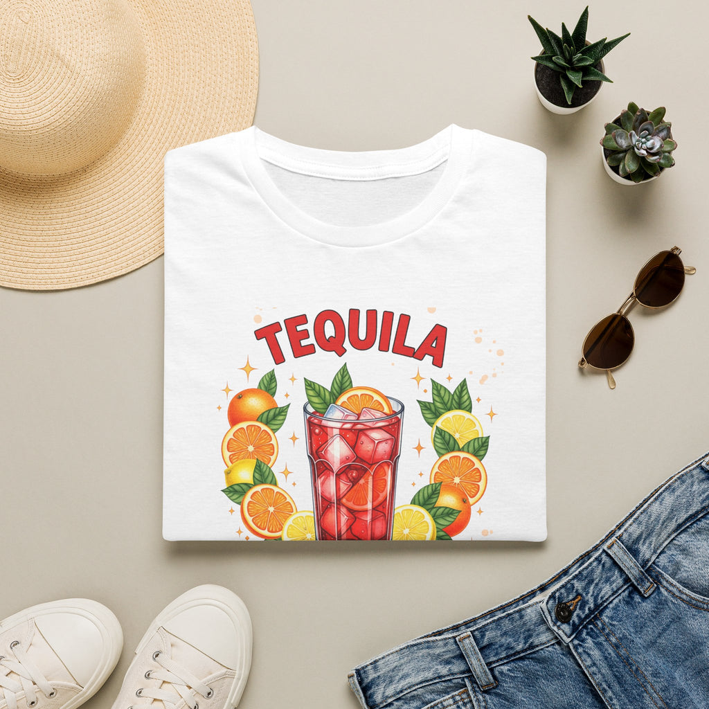 Tequila Cocktail T-Shirt — "Tequila: Cheaper Than Therapy" Graphic Tee