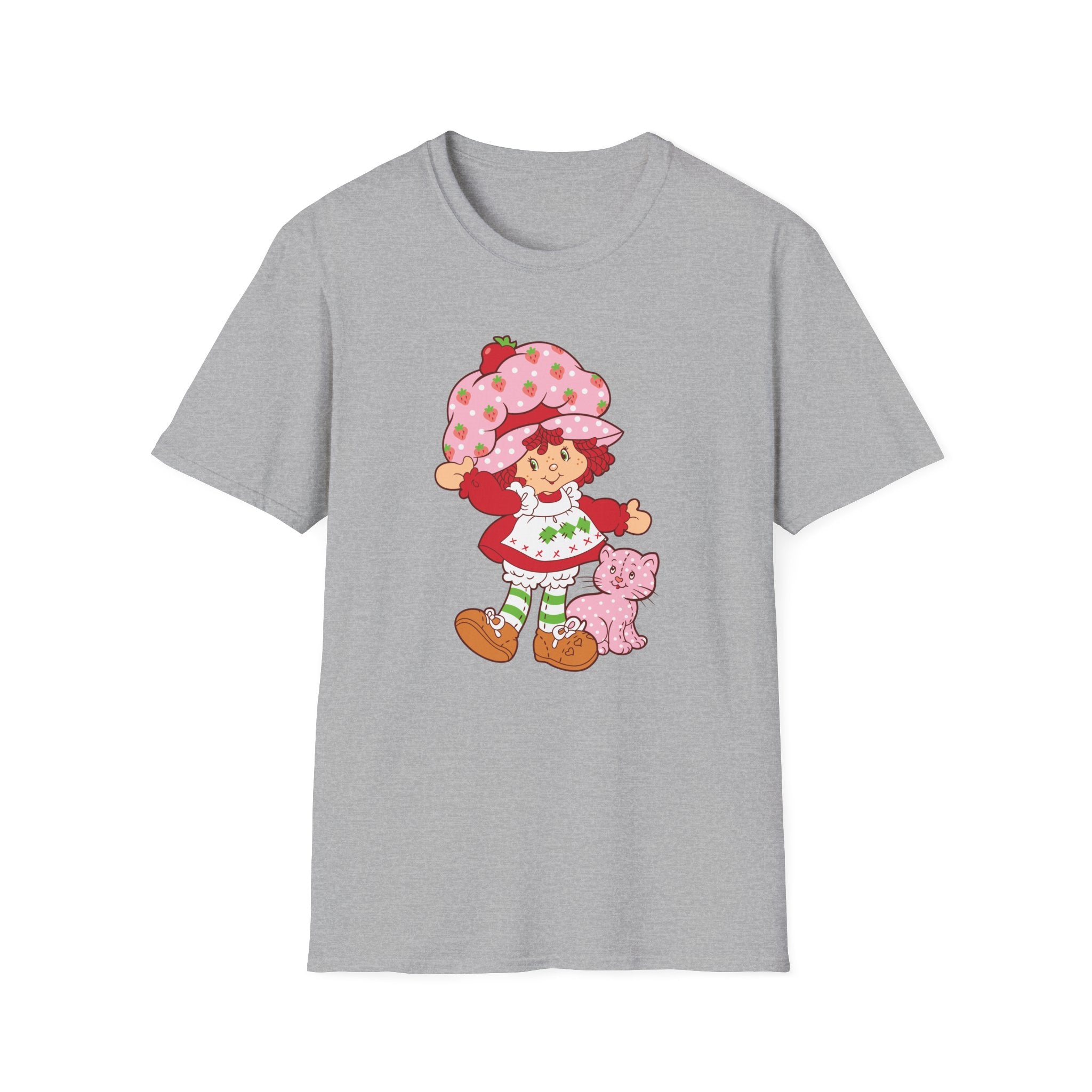 Strawberry Shortcake Graphic T-Shirt — Cute Retro Kids Character Tee