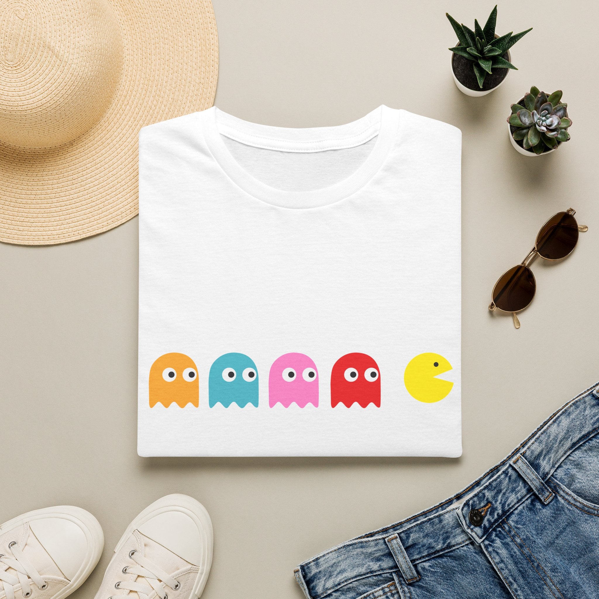 Pac-Man Ghosts T-Shirt — Retro Arcade Gamer Tee