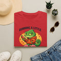 T-Shirt — "Running a Little Spicy Today" Cute Chameleon Graphic Tee