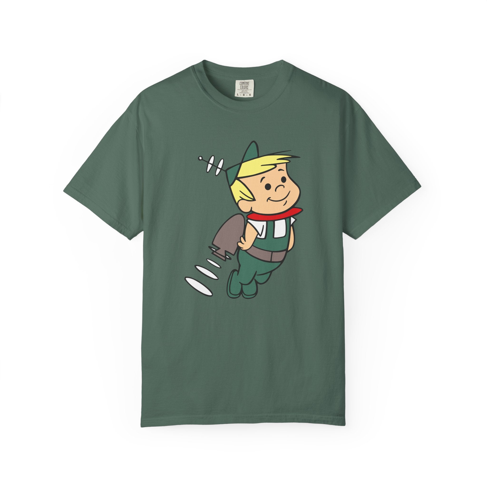 Retro Elroy Jetson Cartoon Tee — Vintage-Space Kid Rocket Graphic T-Shirt