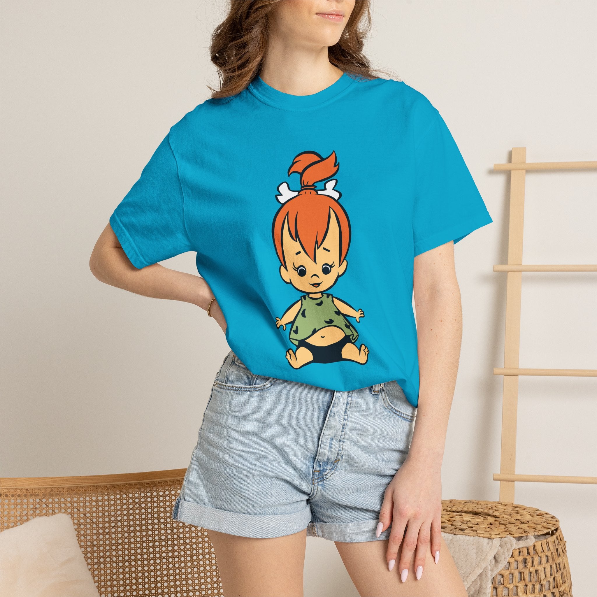 Flintstones Pebbles Baby Cartoon T-Shirt — Retro Animated Character Tee