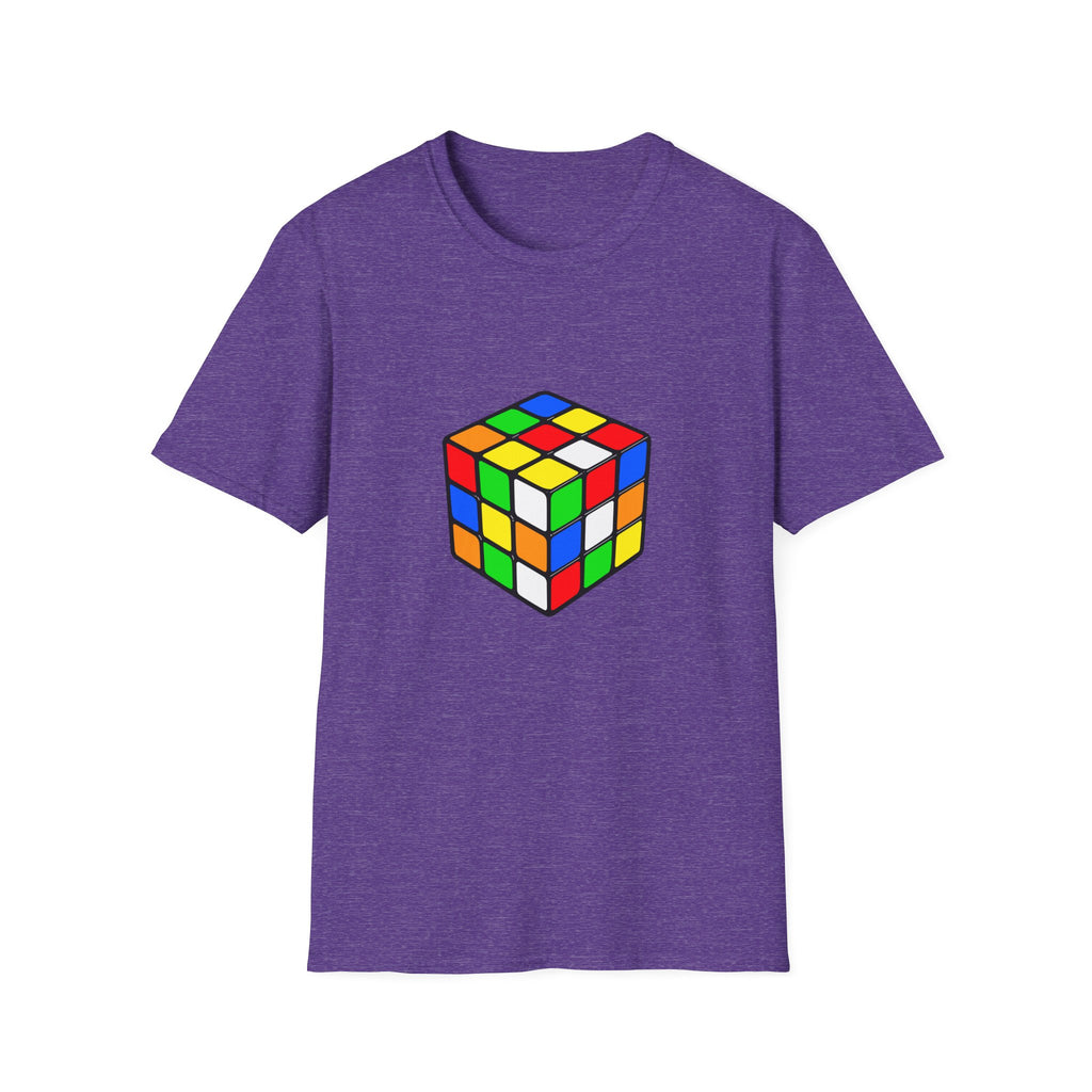 Rubiks Cube Graphic T-Shirt — Retro Puzzle Tee for Gamers & Brain-Game Fans
