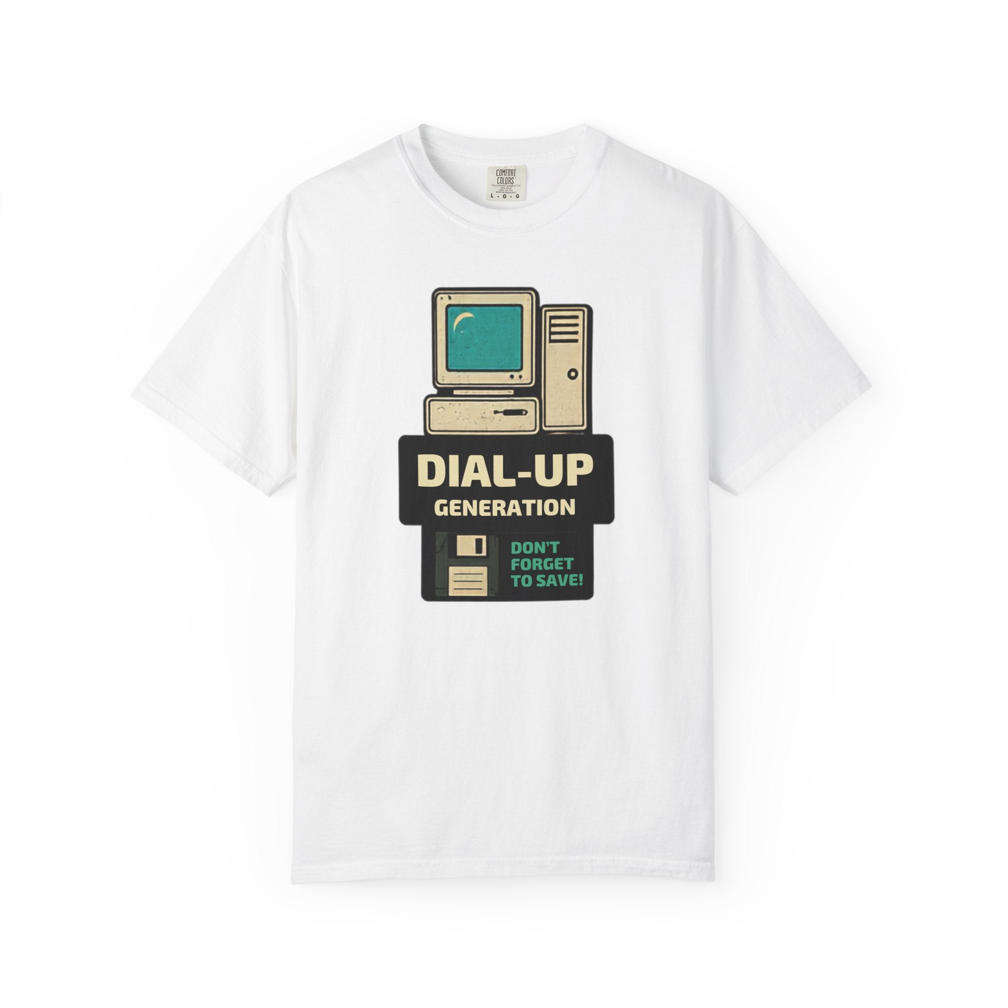 Dial-Up Generation T-Shirt — Retro Computer Vintage Tech Tee