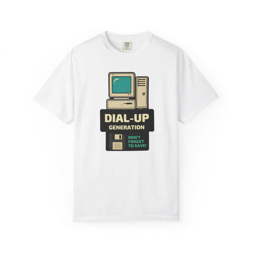 Dial-Up Generation T-Shirt — Retro Computer Vintage Tech Tee