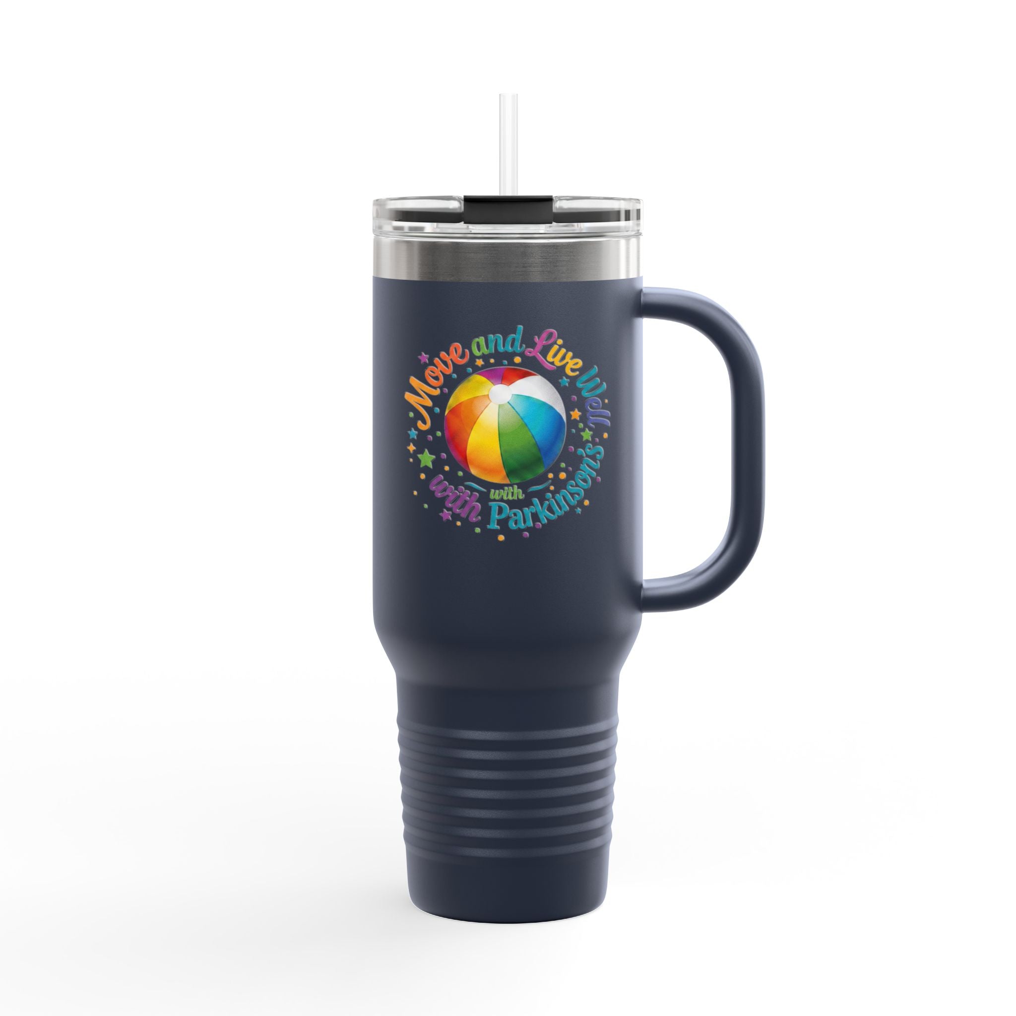 Move Live Well Parkinsons  Debra Insulated Travel Mug, 40oz
