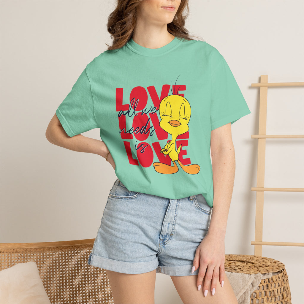 Tweety 'Love' Graphic T-Shirt — Cute Cartoon Valentine Tee