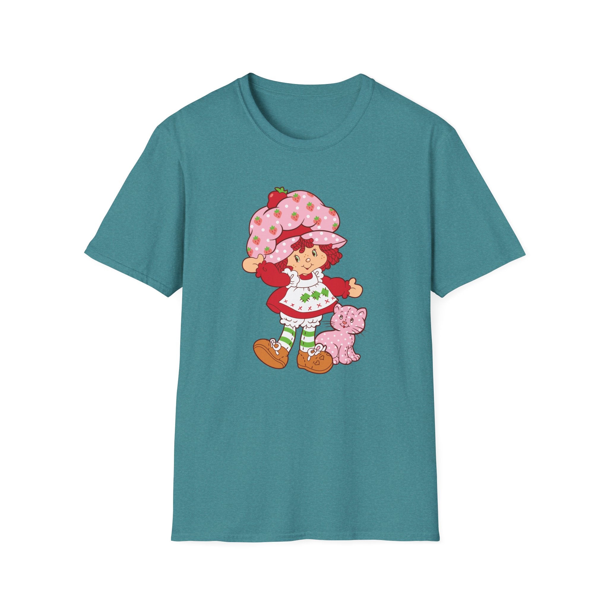 Strawberry Shortcake Graphic T-Shirt — Cute Retro Kids Character Tee
