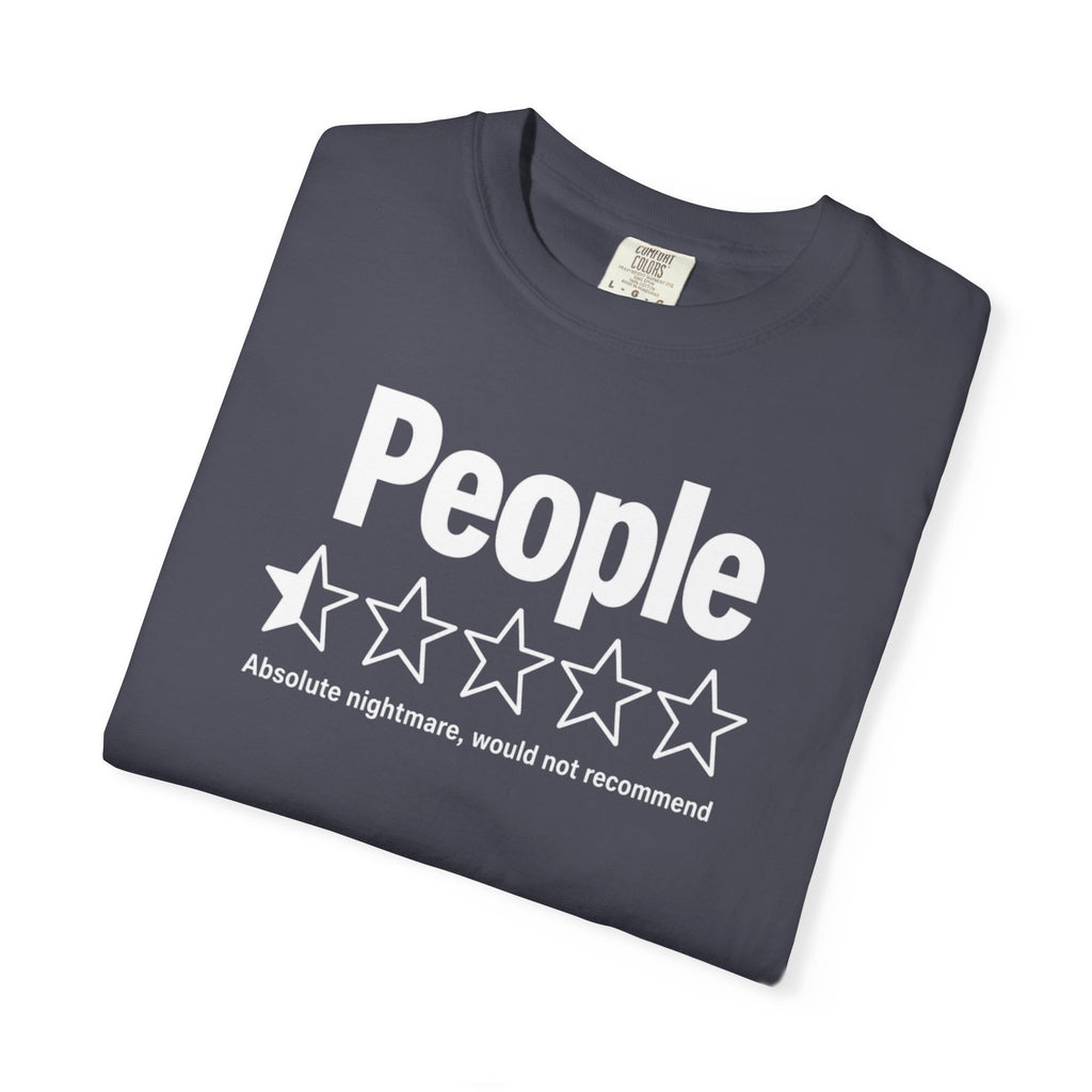 People 1-Star Rating T-Shirt — Funny Anti-Social Graphic Tee
