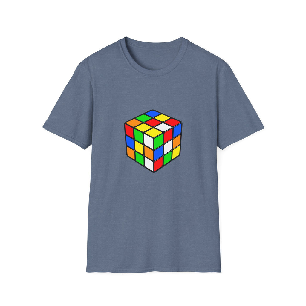 Rubiks Cube Graphic T-Shirt — Retro Puzzle Tee for Gamers & Brain-Game Fans