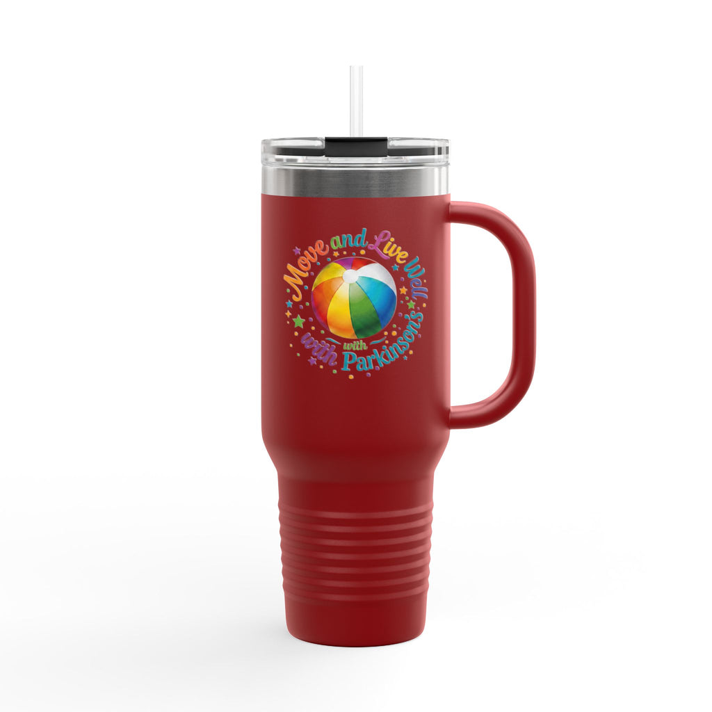 Move Live Well Parkinsons  Debra Insulated Travel Mug, 40oz