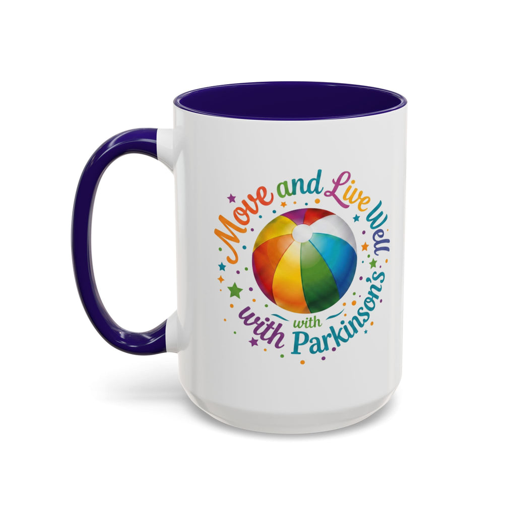 Move Live Well Parkinsons Debra Colorful Mugs (11oz, 15oz)