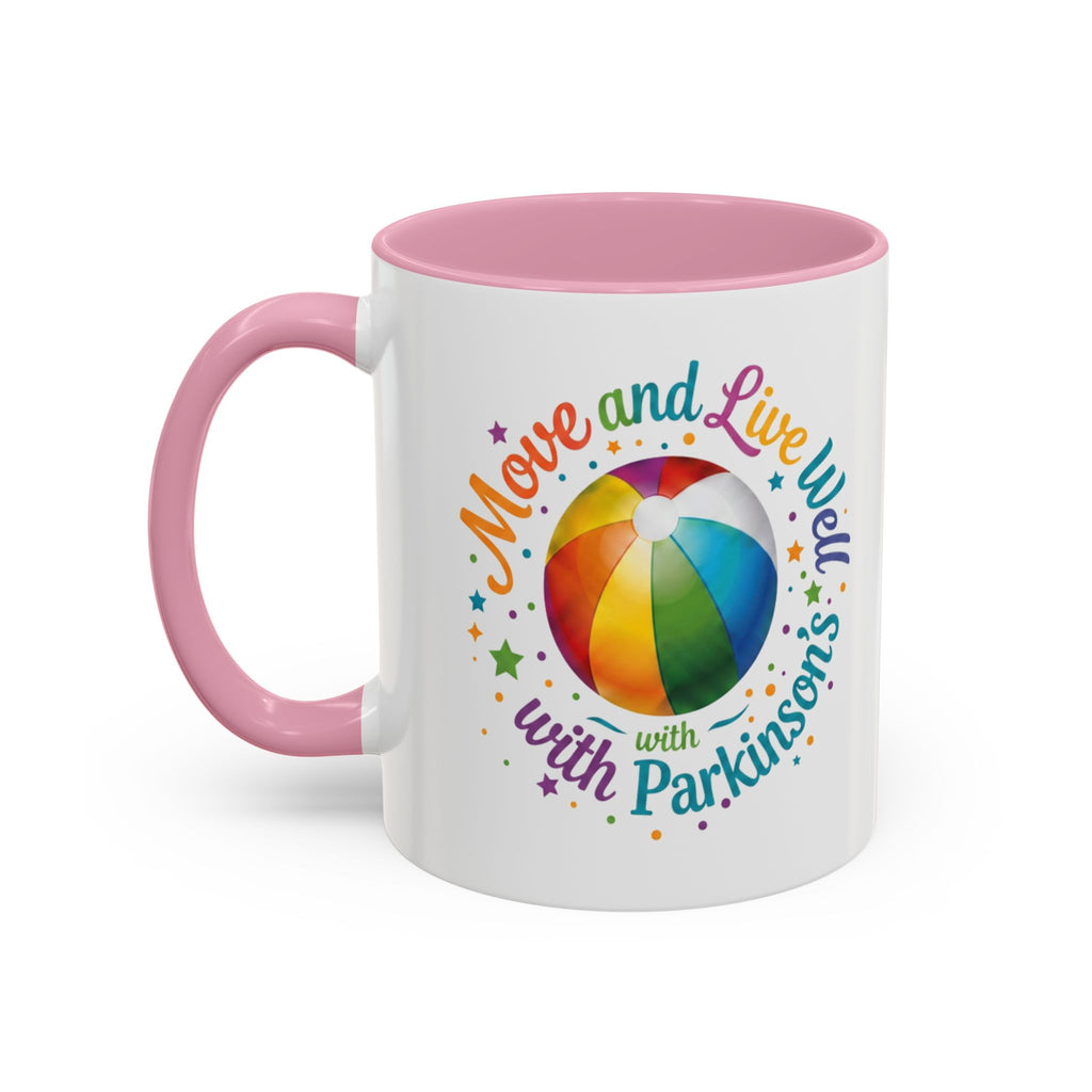 Move Live Well Parkinsons Debra Colorful Mugs (11oz, 15oz)
