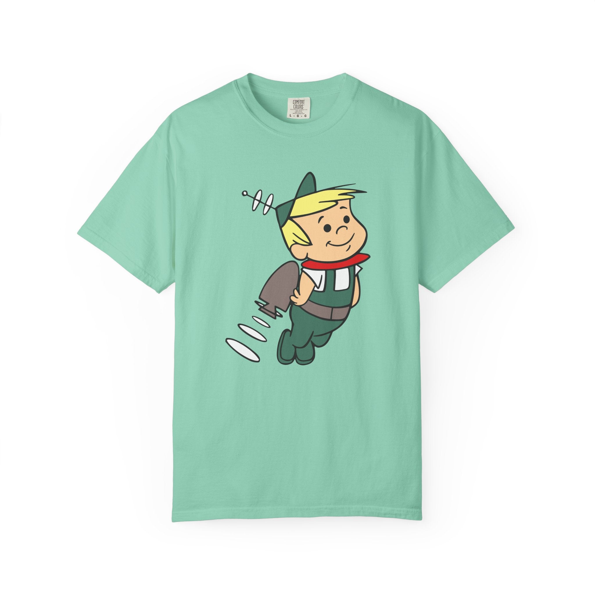 Retro Elroy Jetson Cartoon Tee — Vintage-Space Kid Rocket Graphic T-Shirt