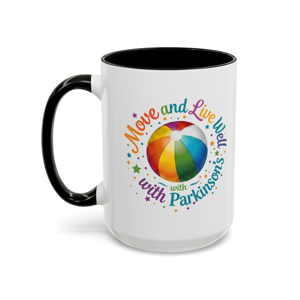 Move Live Well Parkinsons Debra Colorful Mugs (11oz, 15oz)