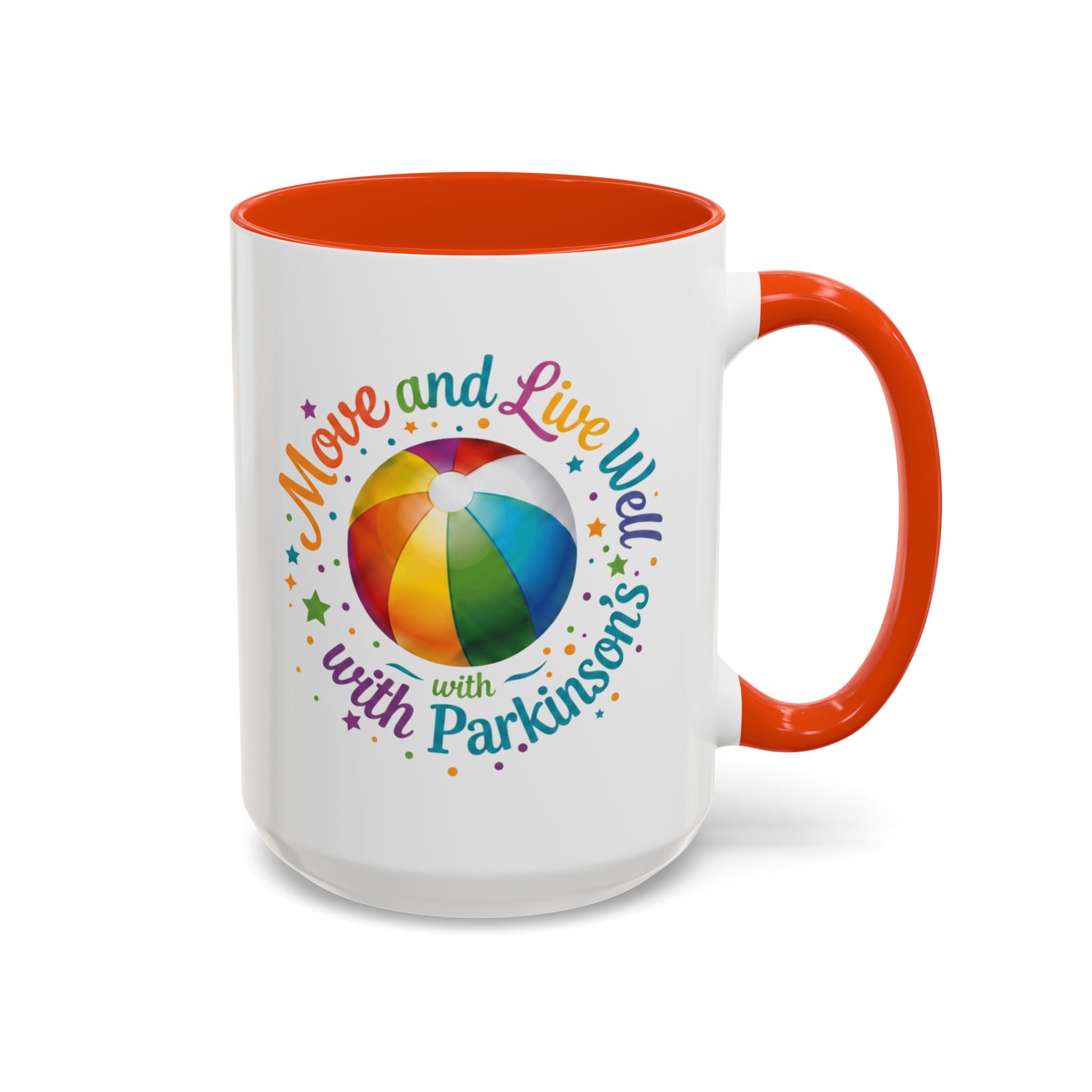 Move Live Well Parkinsons Debra Colorful Mugs (11oz, 15oz)