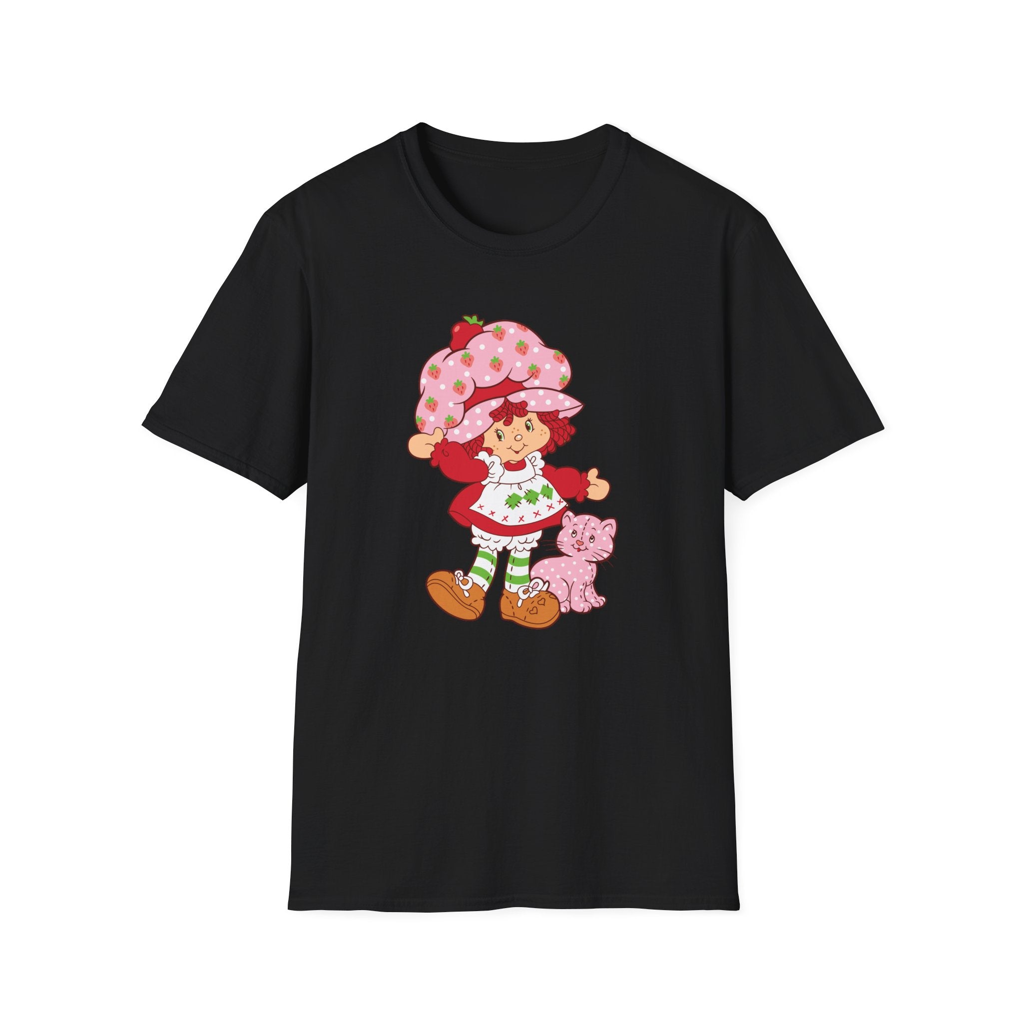 Strawberry Shortcake Graphic T-Shirt — Cute Retro Kids Character Tee