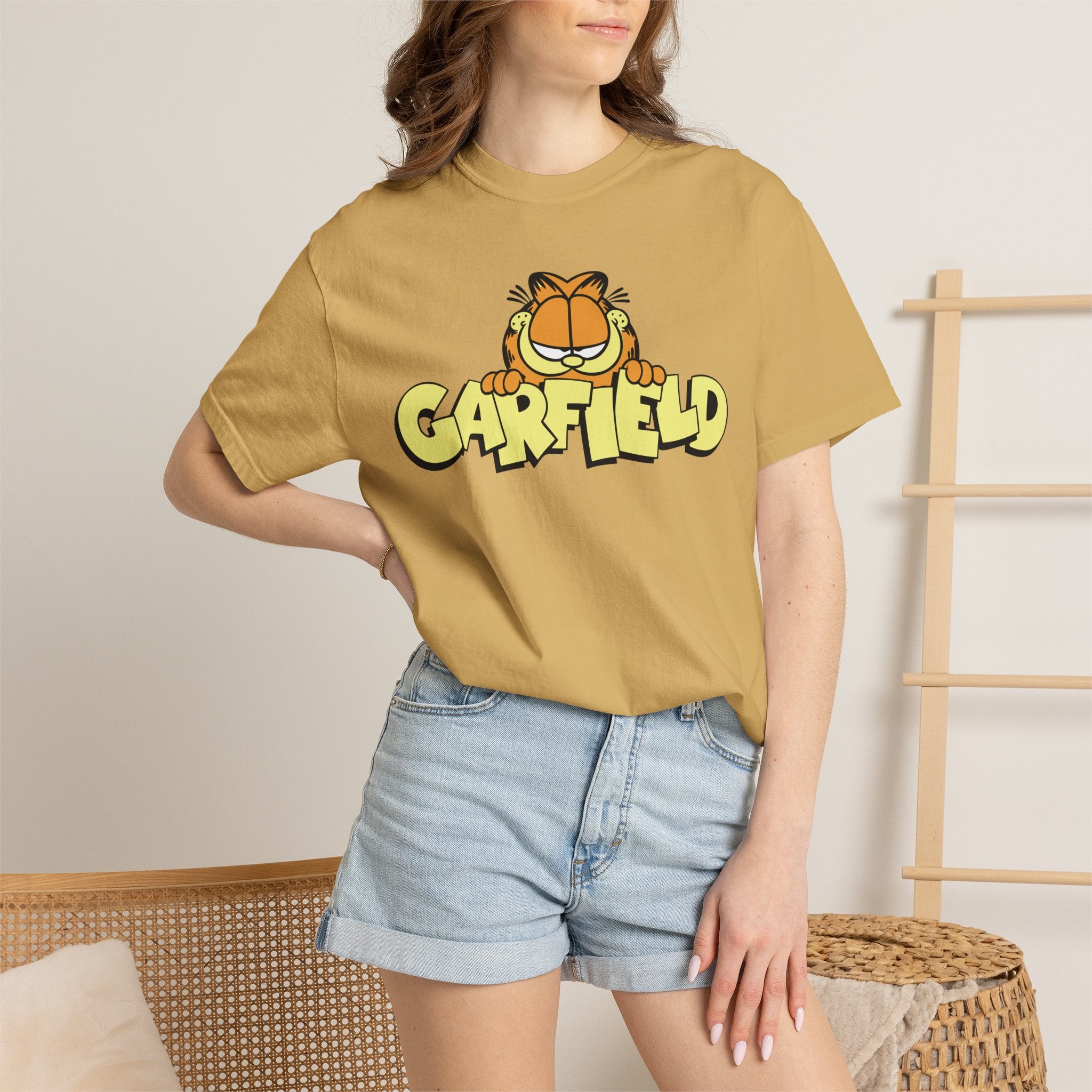 Garfield Graphic T-Shirt — Classic Cartoon Logo Tee