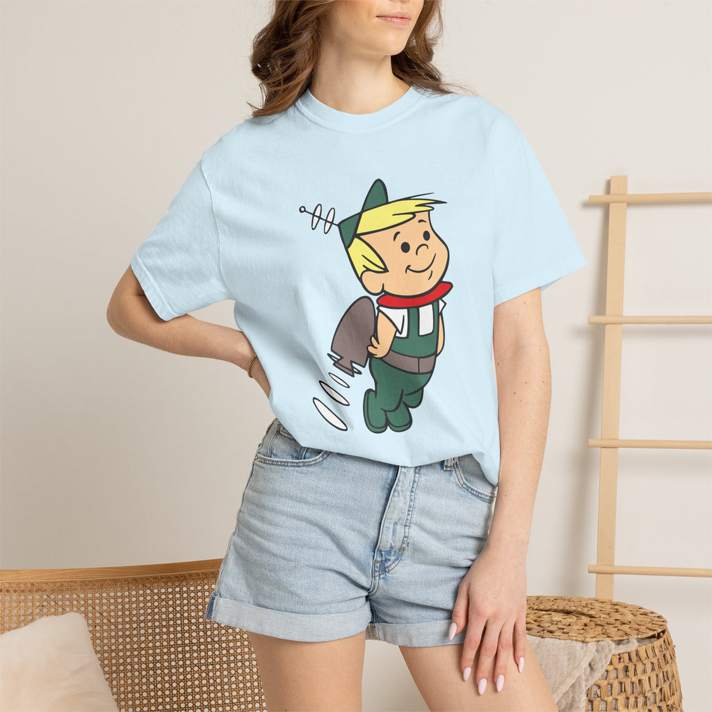 Retro Elroy Jetson Cartoon Tee — Vintage-Space Kid Rocket Graphic T-Shirt