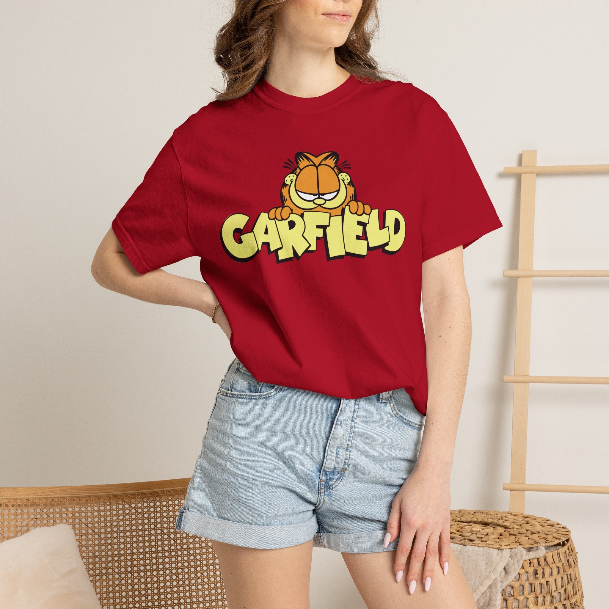 Garfield Graphic T-Shirt — Classic Cartoon Logo Tee