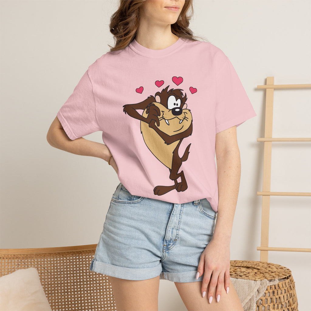 TAZ LOVE Tasmanian Devil Hug Design (Hearts) cartoon