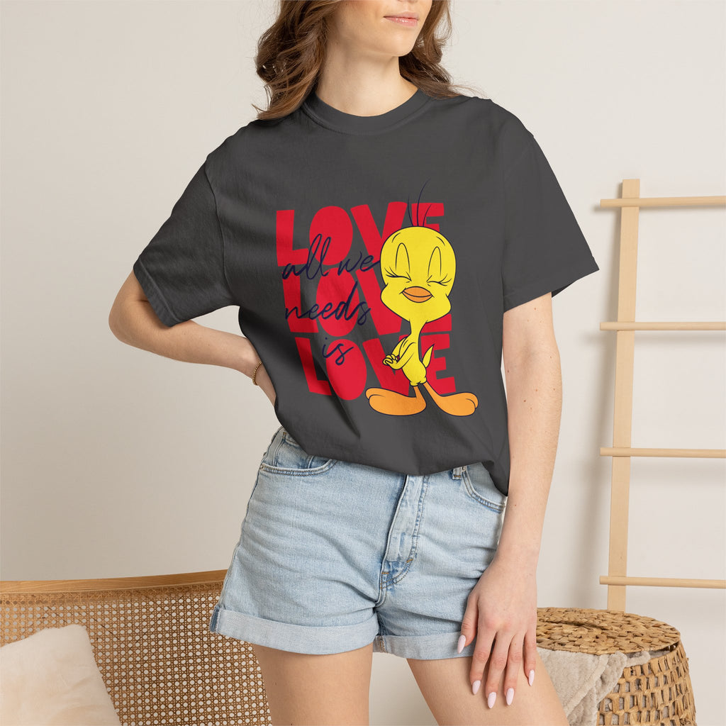 Tweety 'Love' Graphic T-Shirt — Cute Cartoon Valentine Tee