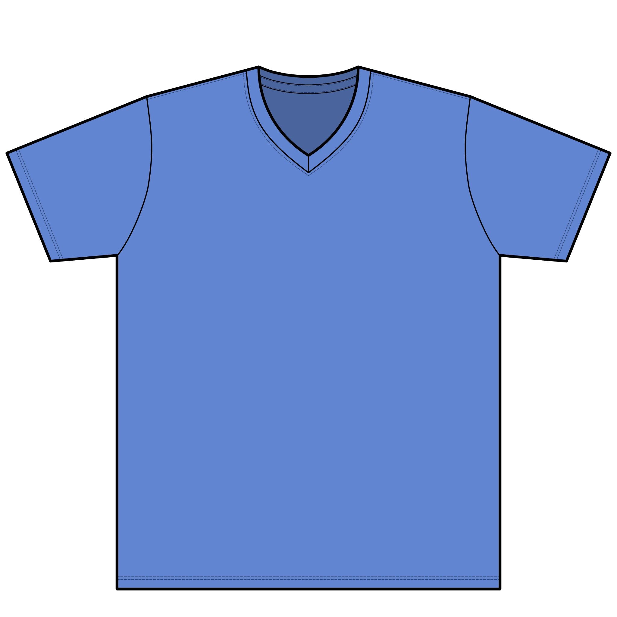 Shake Rattle Throw (BACK)V-Neck Tee Debra Parkinsons