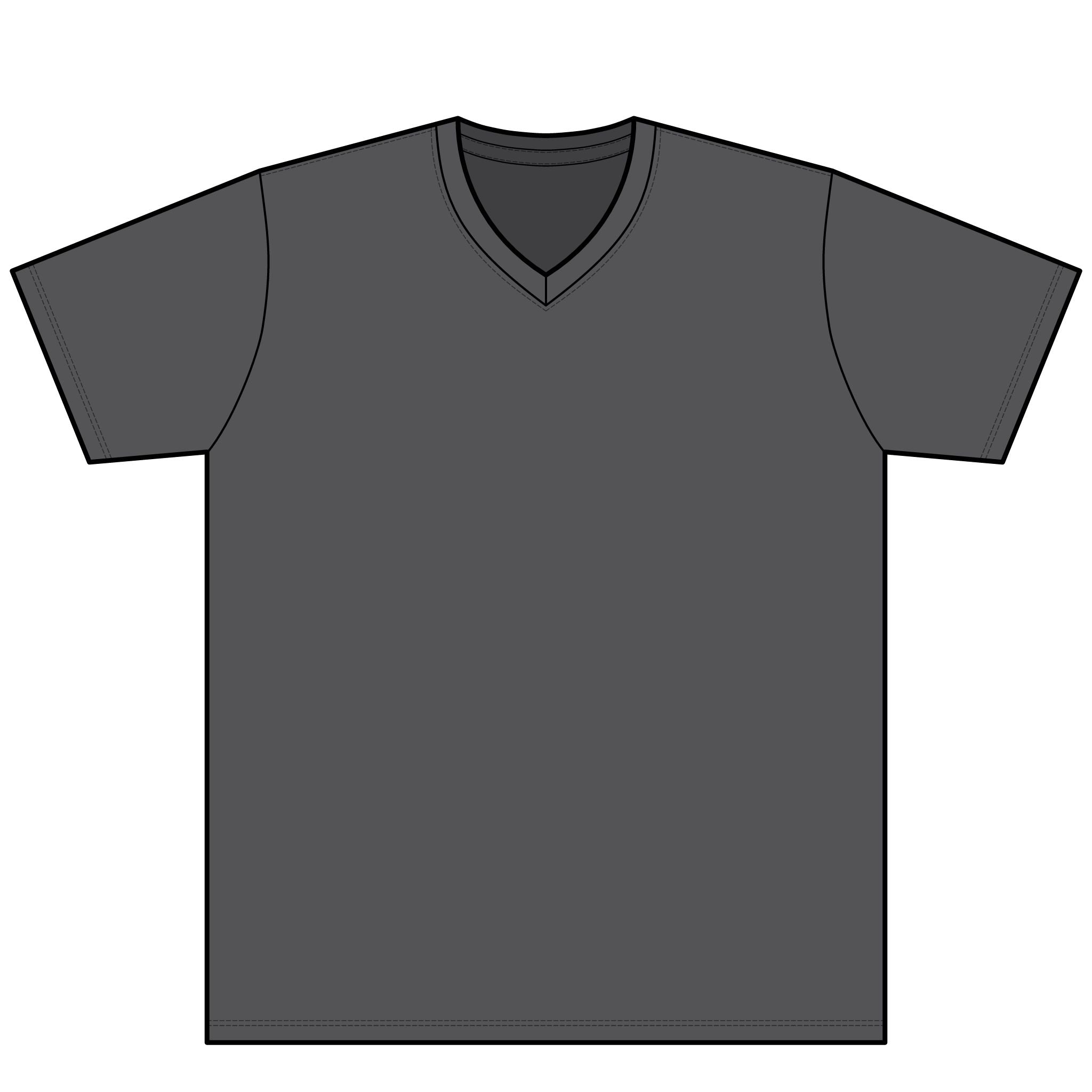 Shake Rattle Throw (BACK)V-Neck Tee Debra Parkinsons