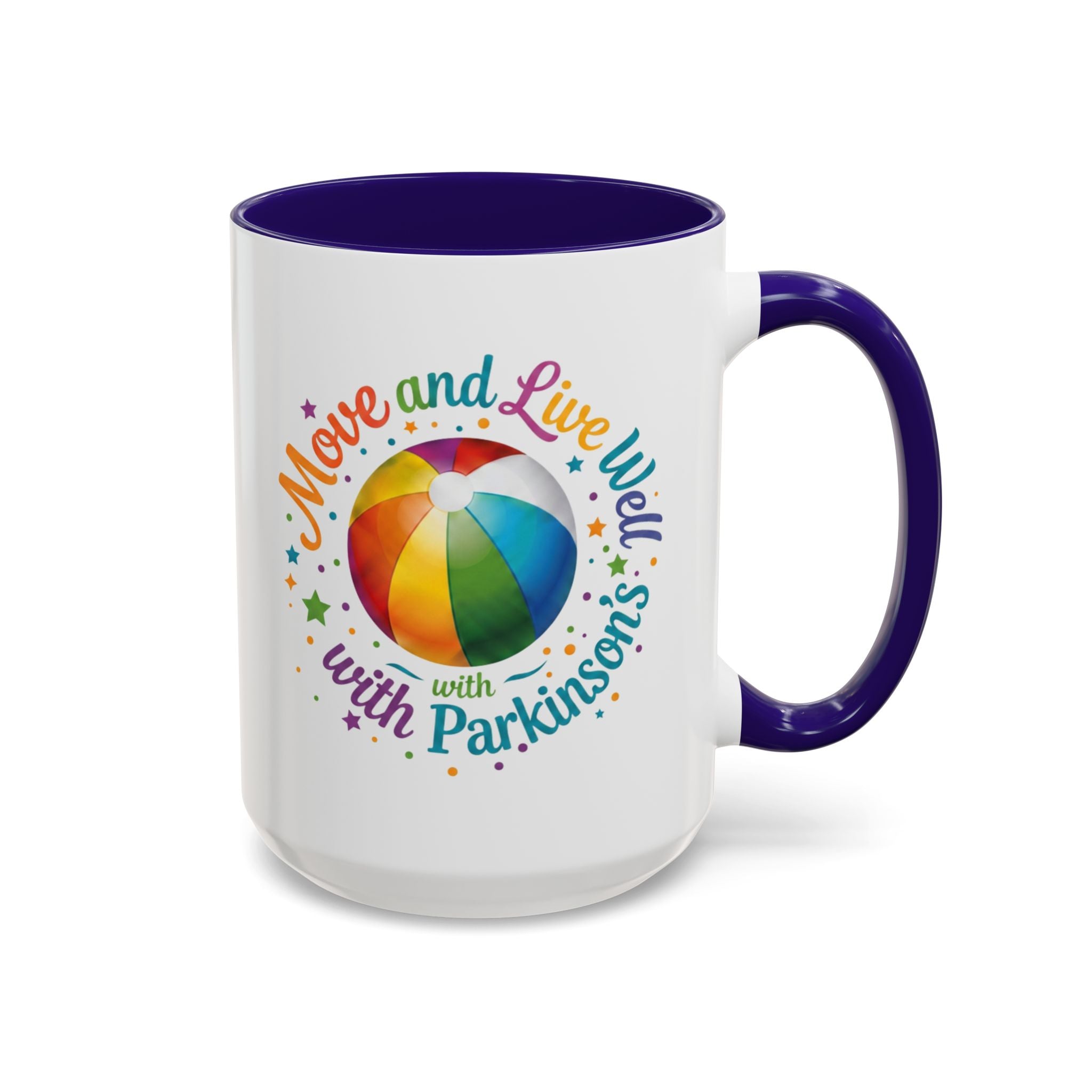 Move Live Well Parkinsons Debra Colorful Mugs (11oz, 15oz)